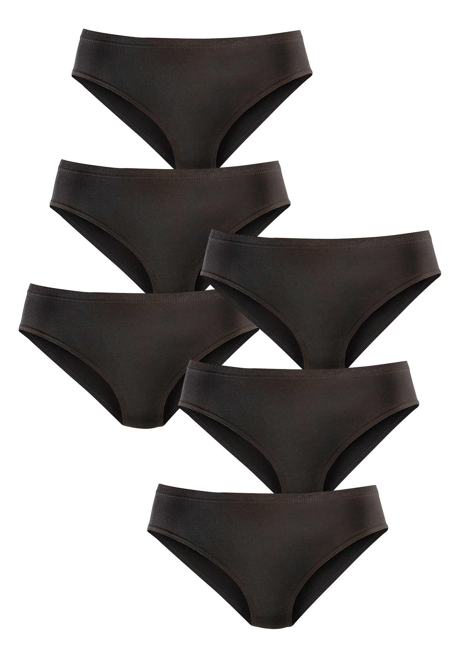 petite fleur Jazz-Pants Slips (Packung, 6-St) aus reiner Baumwolle