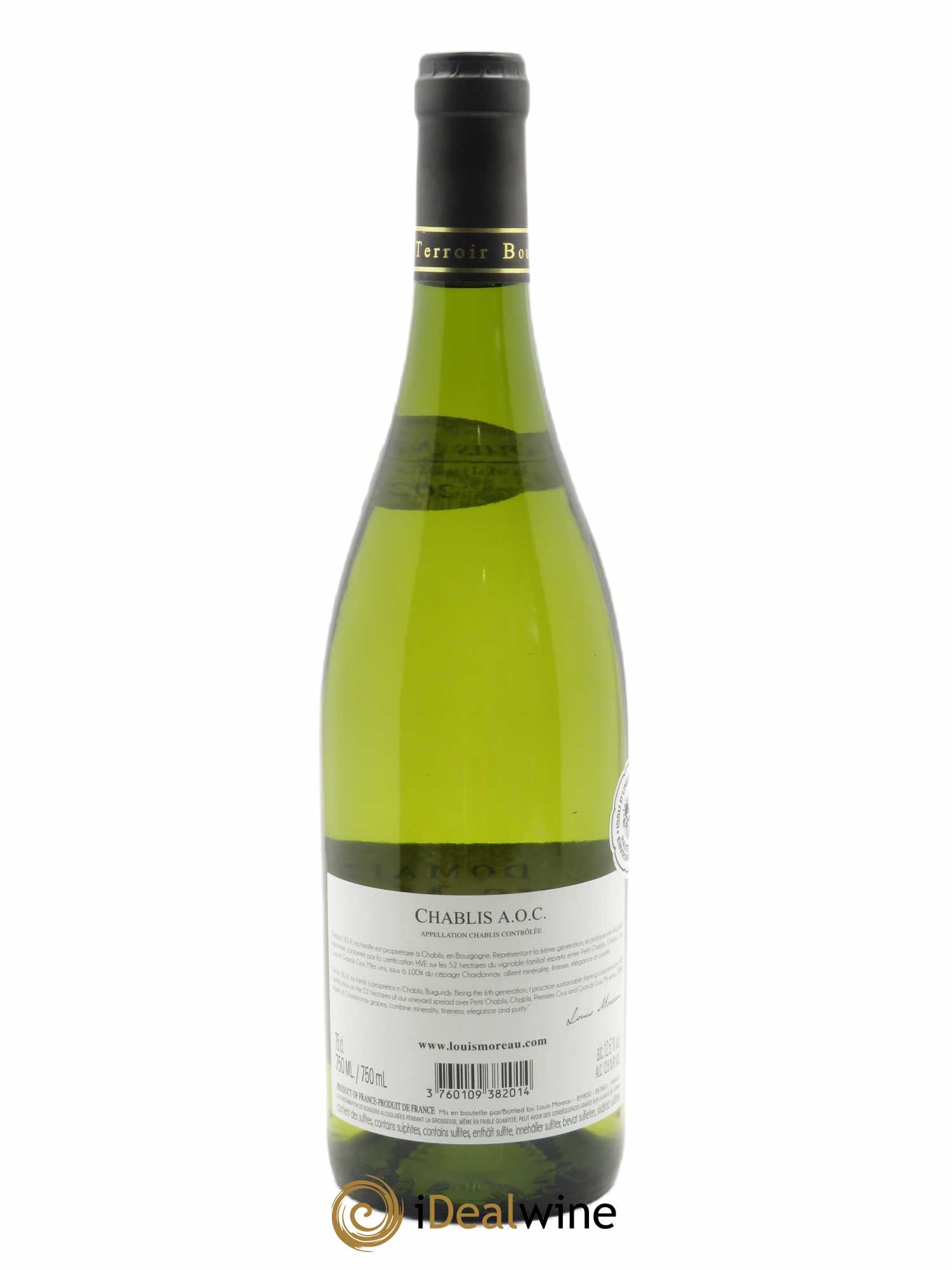 Chablis Louis Moreau  2020 - Lot de 1 Bouteille