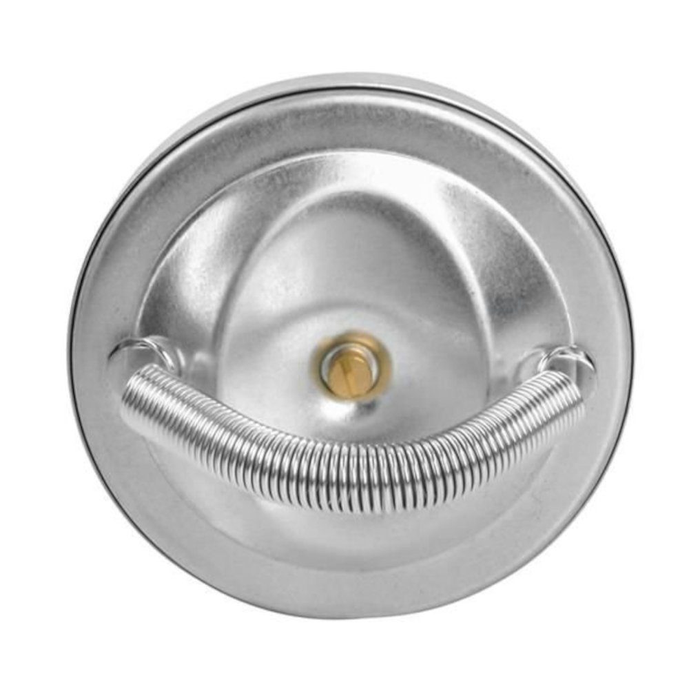 ISO TRADE Raumthermostat Thermometer, max. 12 V, mechanisch, (Clip-auf Rohr Thermometer Heißwasserthermometer, 1-St., Messgerät), Bimetall Temperaturanzeige und Feder