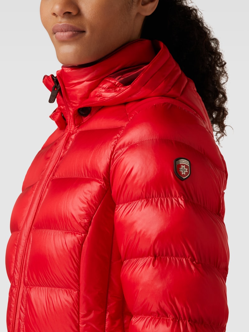 Steppjacke mit Kapuze Modell 'HIGHCLASS MEDIUM 1001' in rot