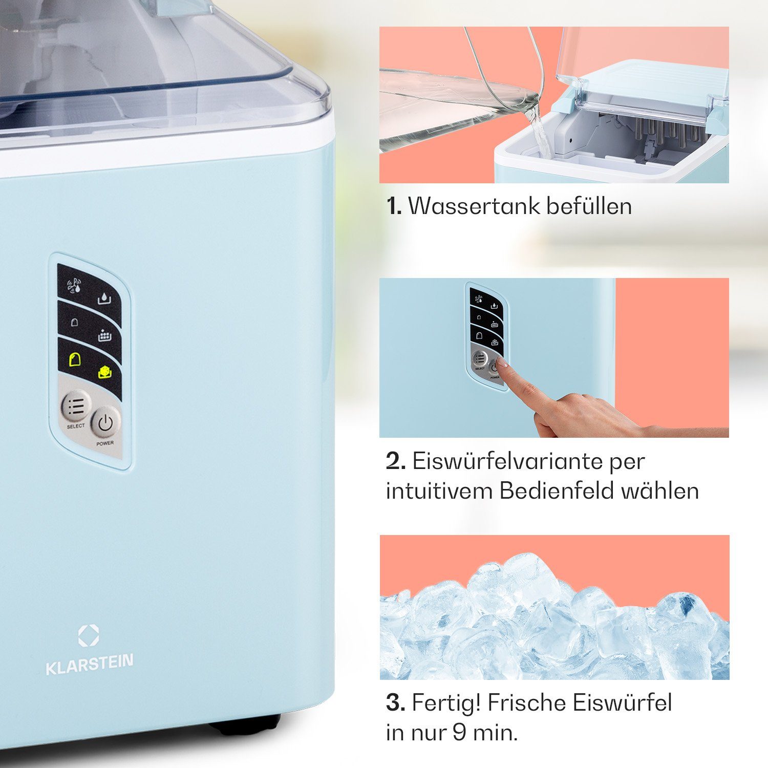 Klarstein Eiswürfelmaschine Albaron