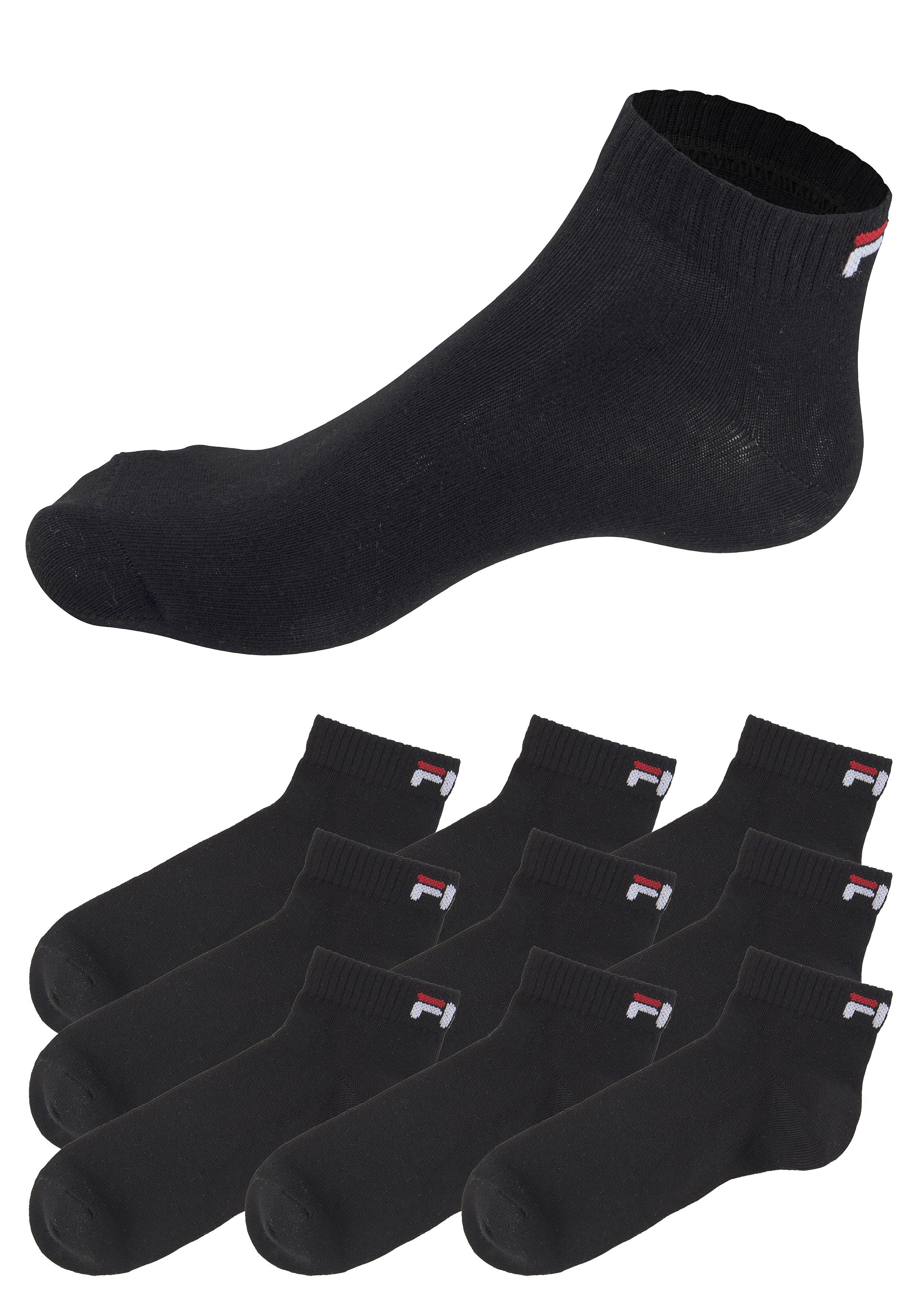 Fila Kurzsocken (9-Paar) mit klassischem Logo