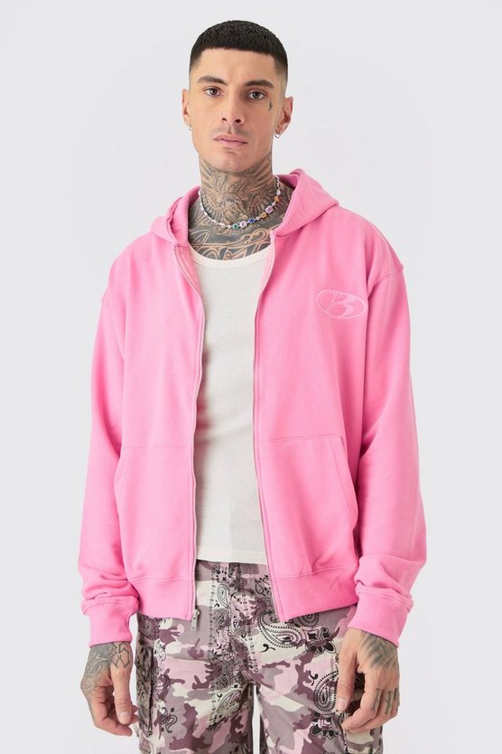 Tall Oversize Hoodie mit Reißverschluss