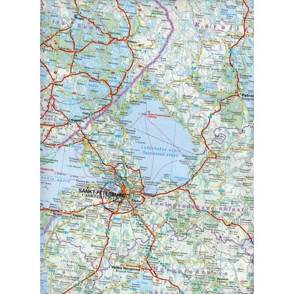 Reise Know-How Landkarte Russland West  1 : 2.000 000 - Straßenkarte