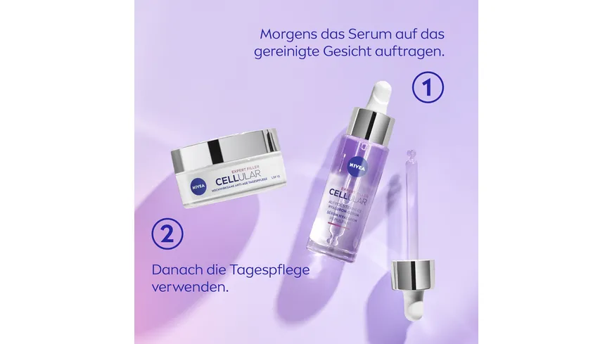 NIVEA Cellular Expert Filler Aufpolsterndes Hyaluron-Serum 30 ml