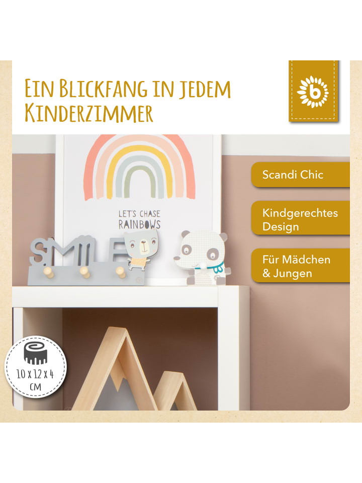 Bieco Spielwaren Kindergarderobe Panda in Weiß günstig kaufen onesize