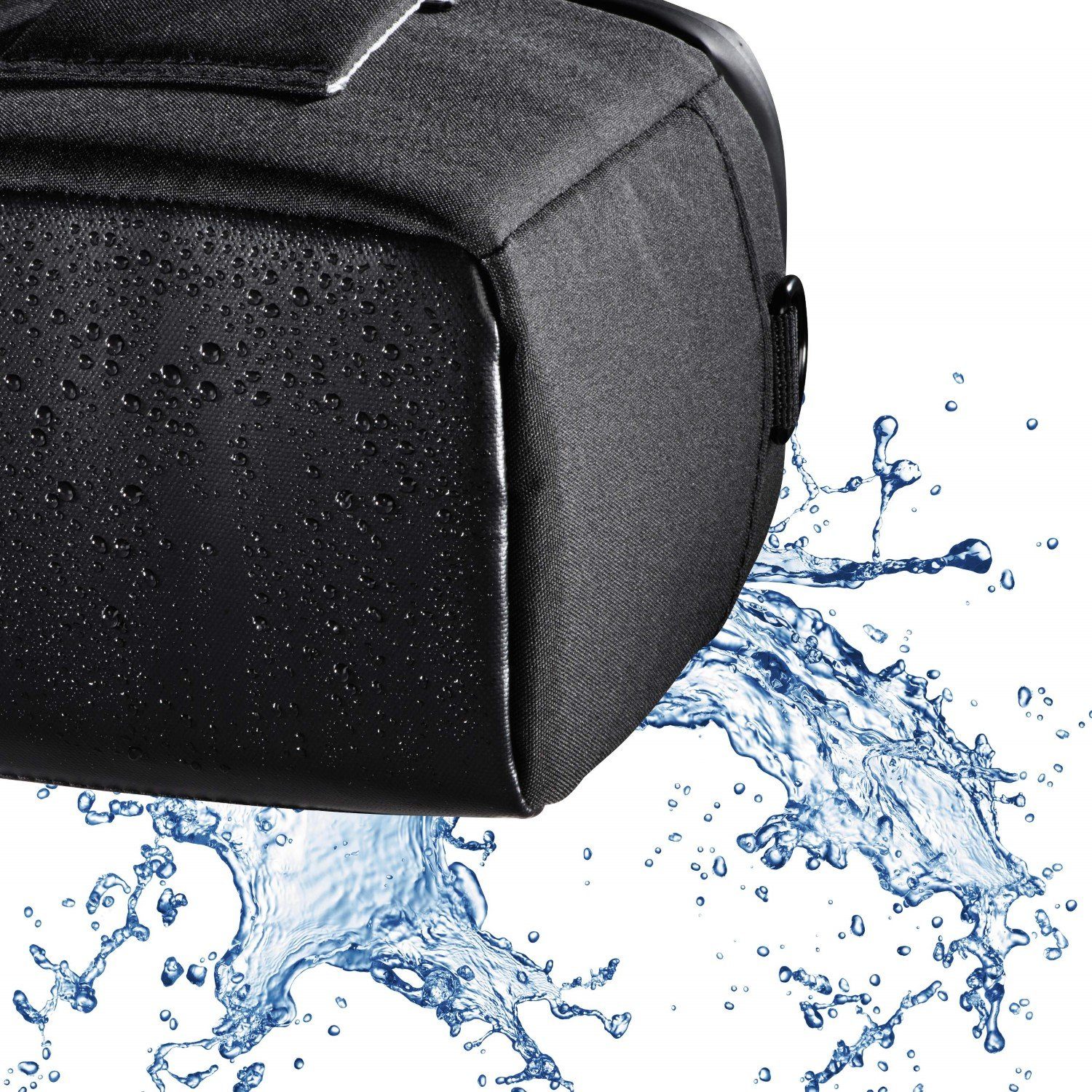 Hama Kameratasche Kamera-Tasche Blau Foto-Tasche Universal, Case Schultergurt Tragegriff Zubehör-Fächer Digitalkamera Systemkamera