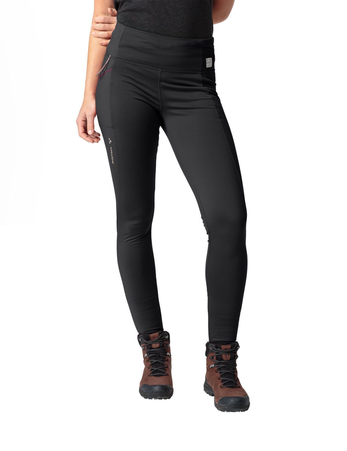 VAUDE Funktionshose Women's Neyland Winter Tights (1-tlg) Grüner Knopf