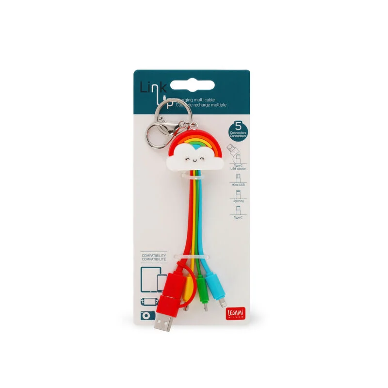 Cable de carga 6 en 1 con llavero - Link Up