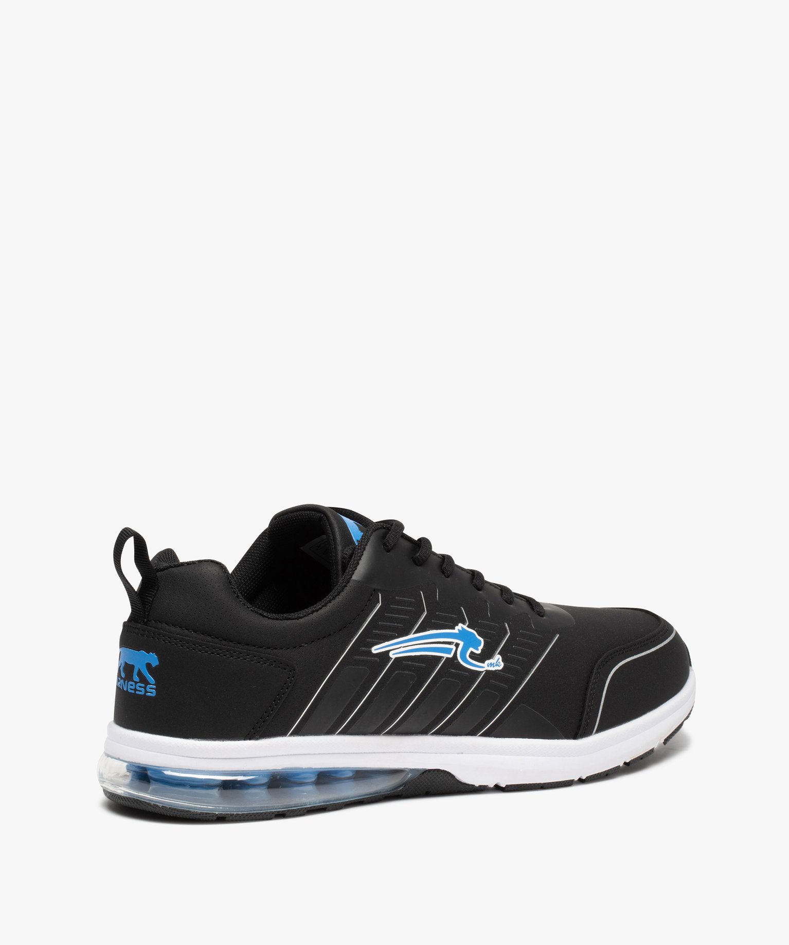 Baskets homme à lacets et semelle bulle d’air – Airness noir | GEMO