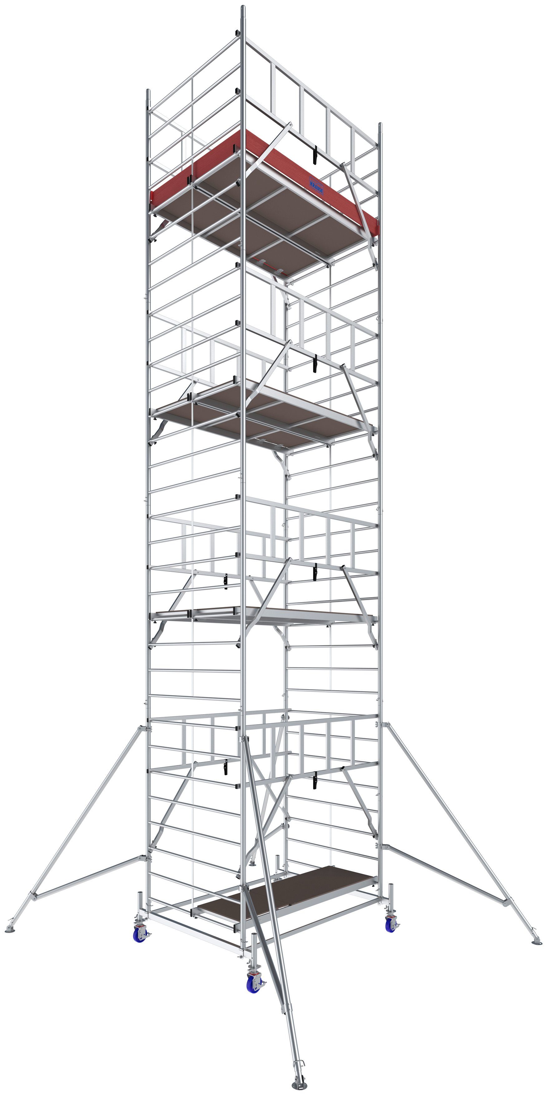 KRAUSE Fahrgerüst ProTec XXL Breitaufbau, (Set), Arbeitshöhe: 9,3 Meter