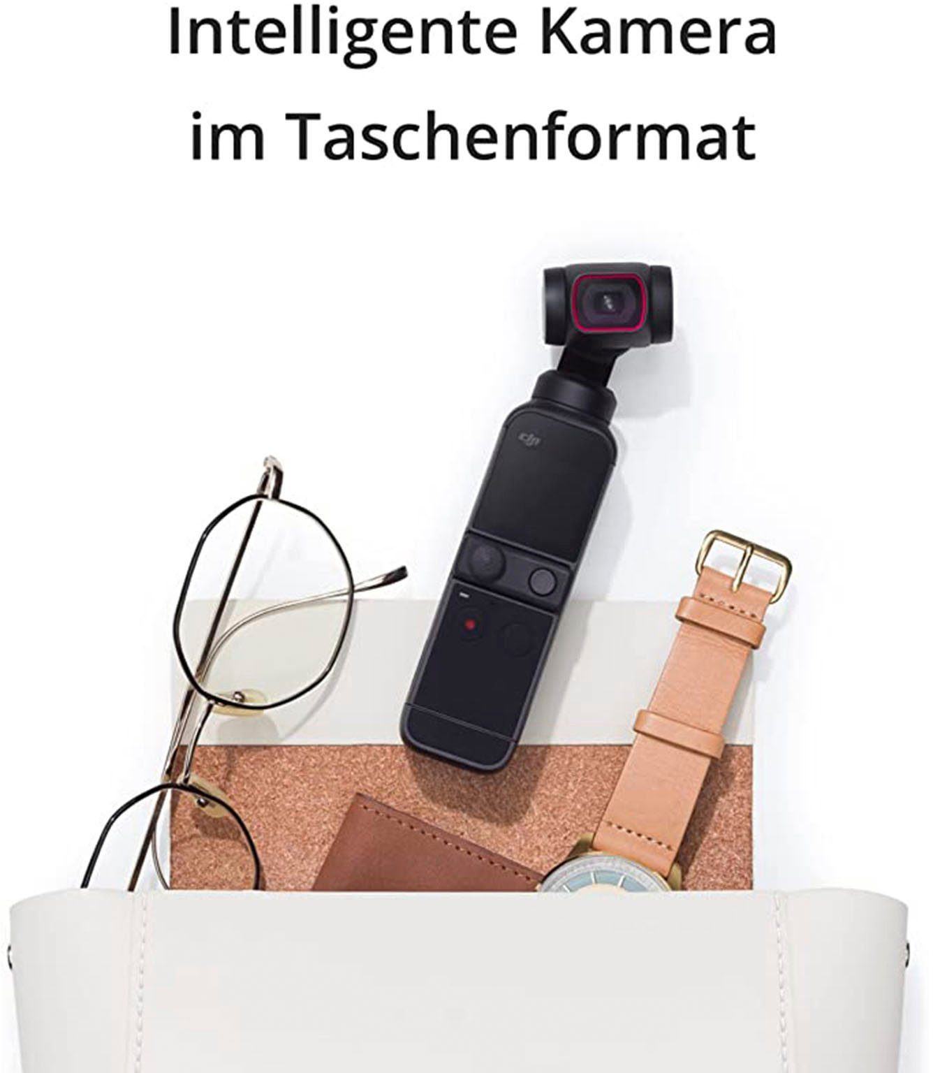 DJI Pocket 2 Gimbal (64 MP hochauflösendes Foto, 1/1.7” CMOS, Slow Motion, Livestreaming)