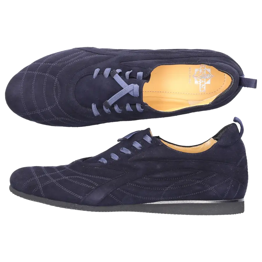 Truman's - Slip Ons 9357 Veloursleder - blau