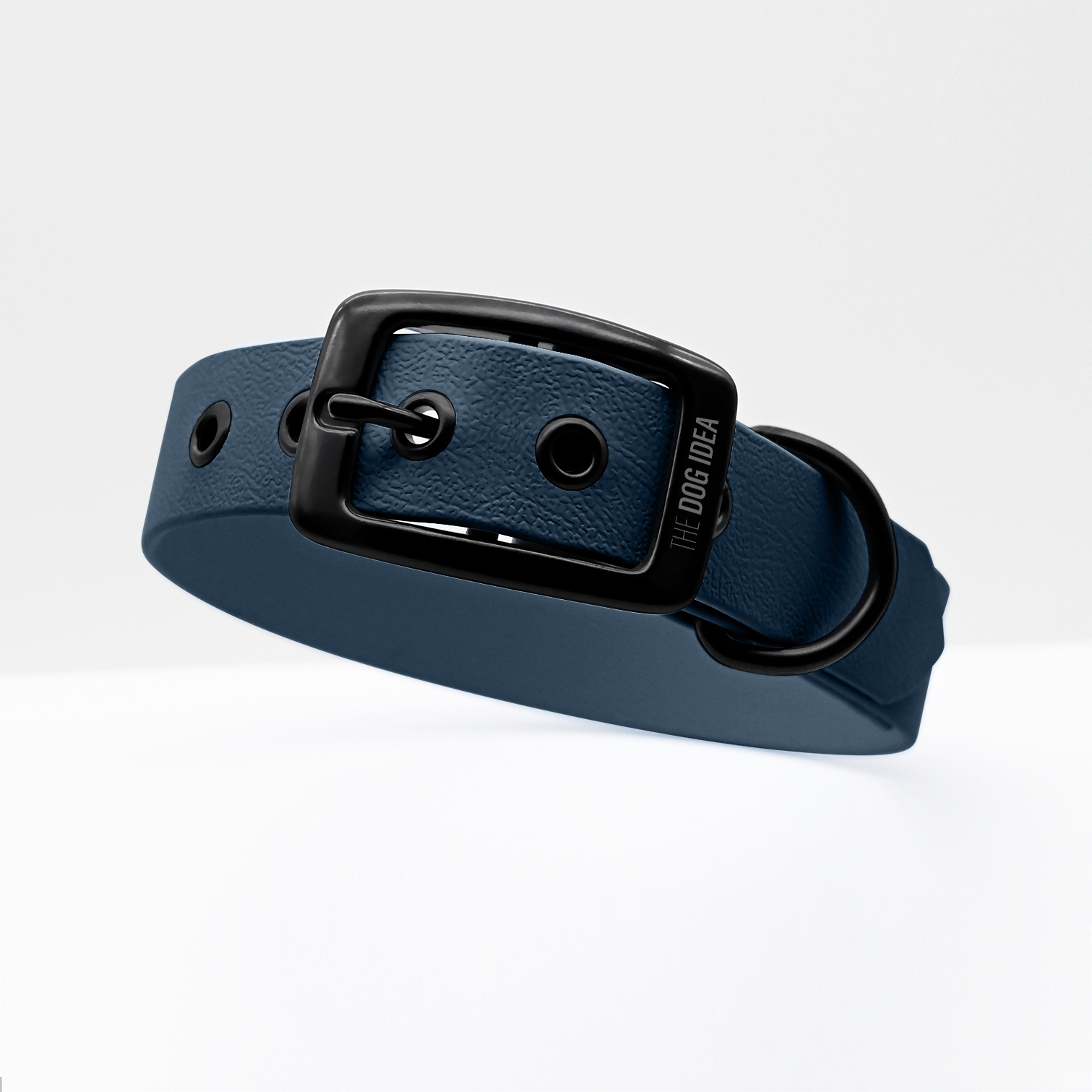 THE DOG IDEA Hundehalsbänder THE DOG IDEA Biothane Halsband Navy Schwarz XS