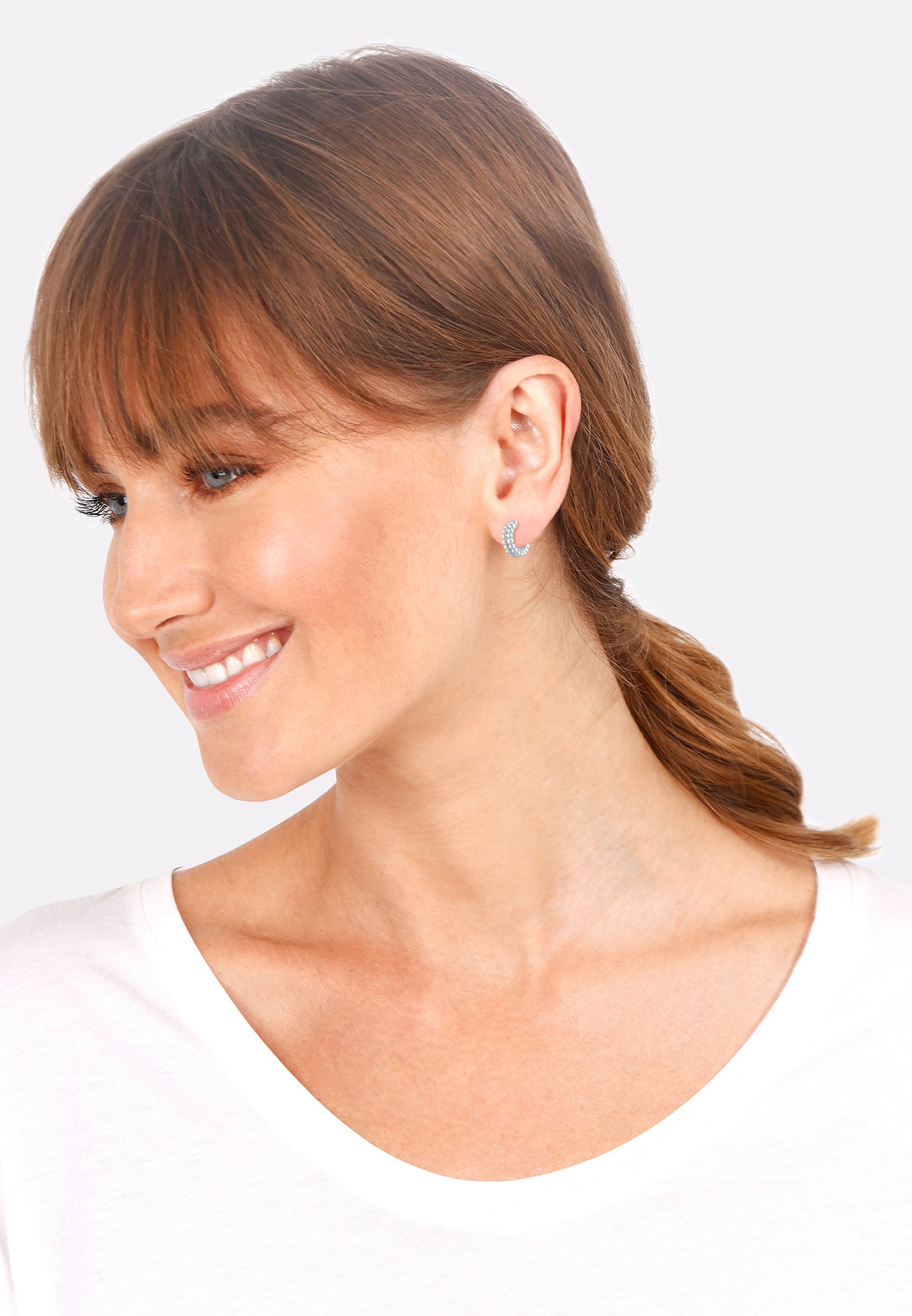 Elli Mini-balle créole for women in argent sterling 925