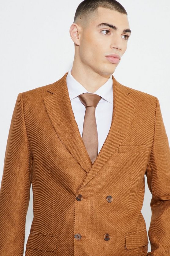 Zweireihiger Skinny Blazer