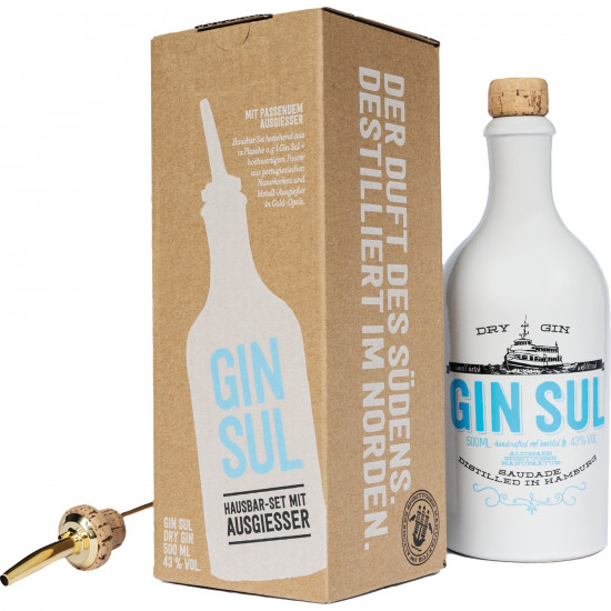 Gin Sul Hausbarset, inklusive Ausgiesser,