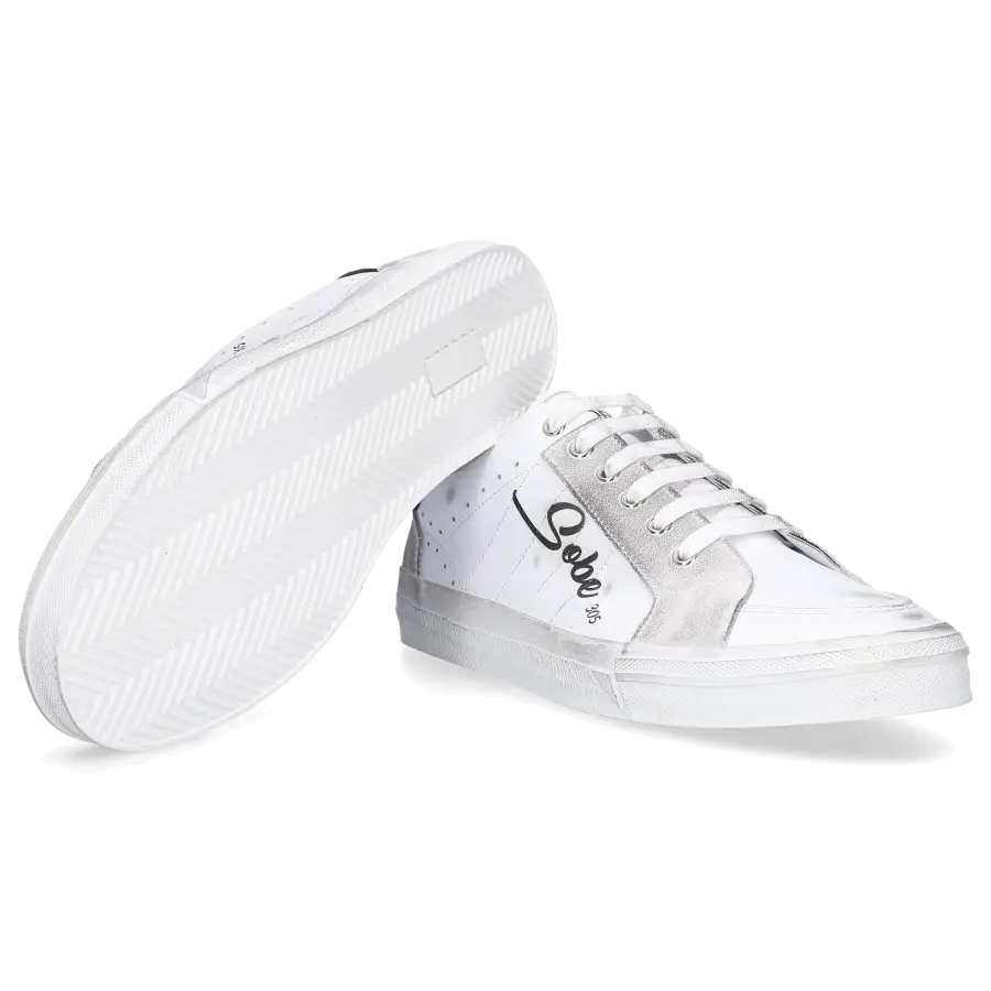 305 SOBE - Sneaker low LAKERS Kalbsleder - weiß