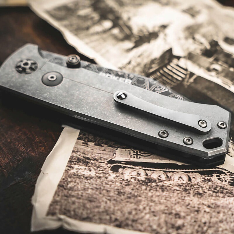 B&ouml;ker Messer Tiger Damast B&ouml;ker