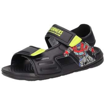 Transformers Badesandale in schwarz