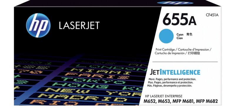 HP 655A Original Tonerkartusche CF451A Cyan