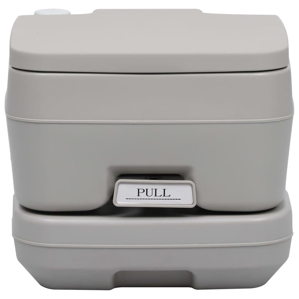 DOTMALL Campingtoilette Reisetoilette 10L,mit 10-Liter Fäkalientank, tragbar