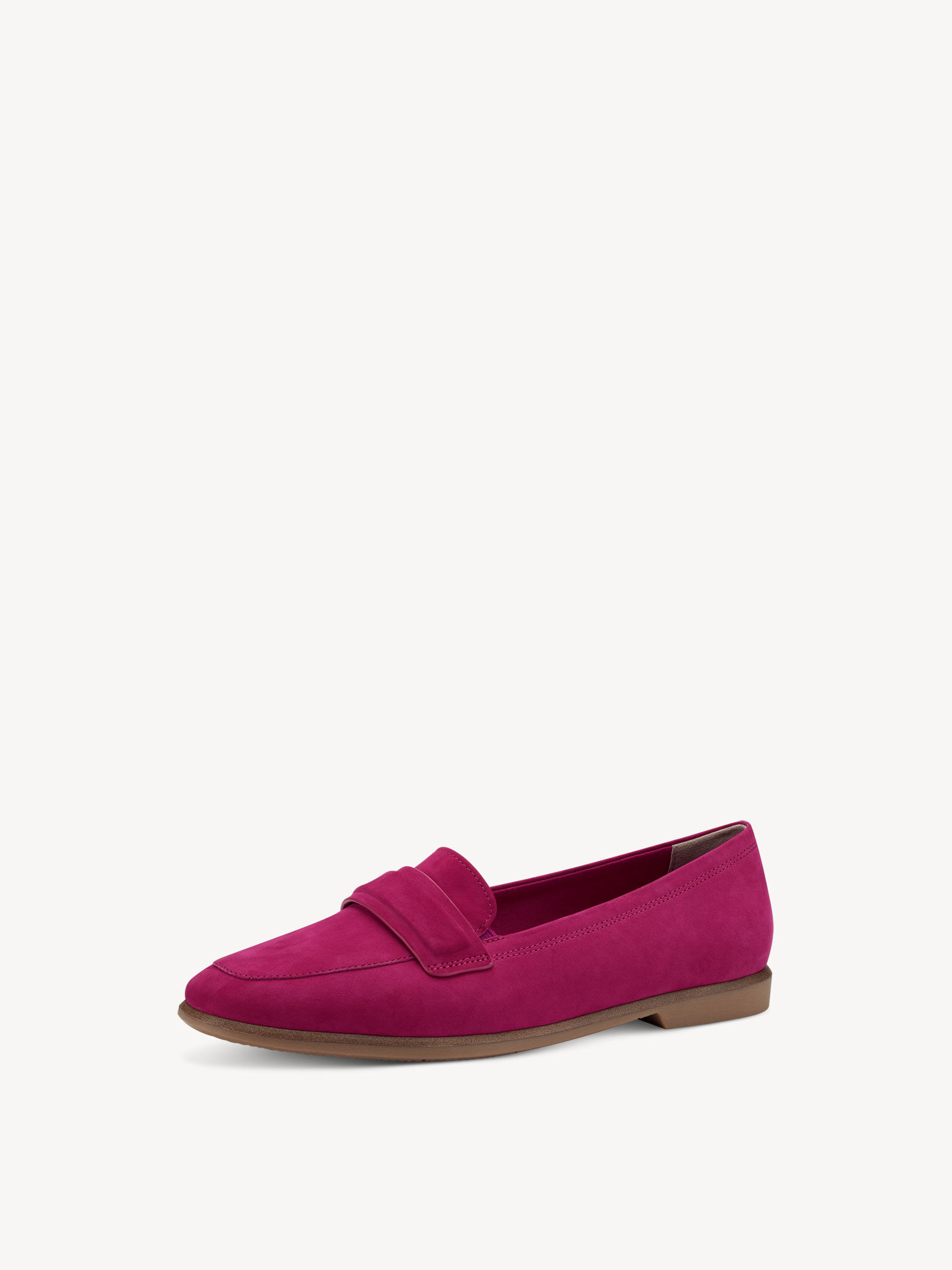 Slipper en cuir - rose fuchsia