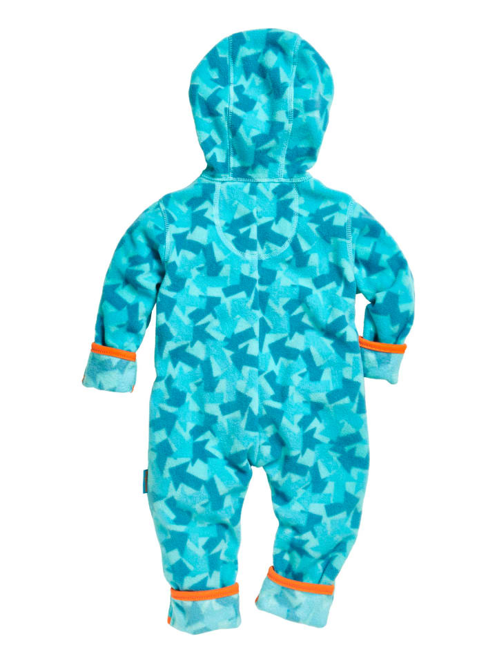 Playshoes Fleece-Overall Pfeile Camouflage in Petrol günstig kaufen