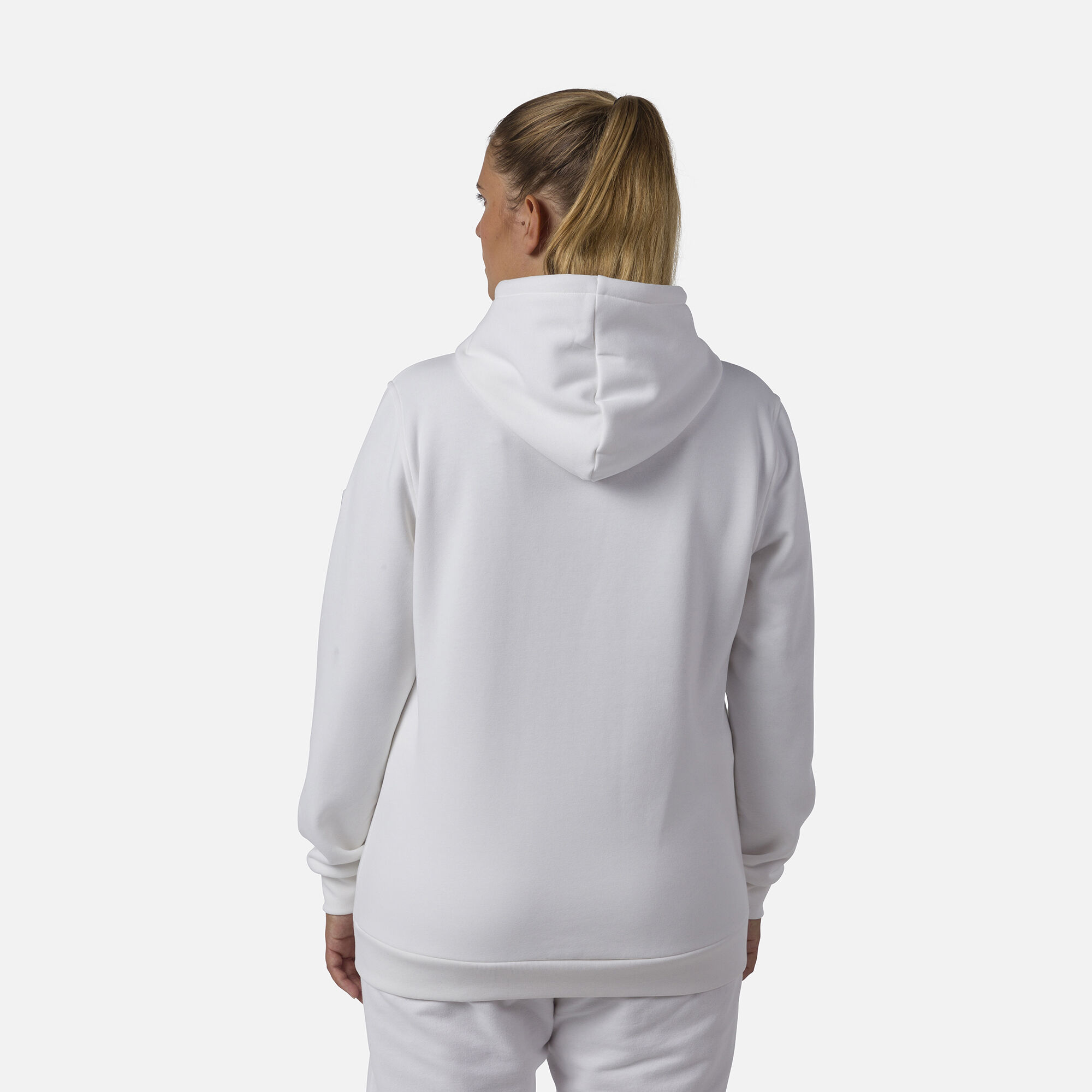 Sweat à capuche molletonné Logo Femme