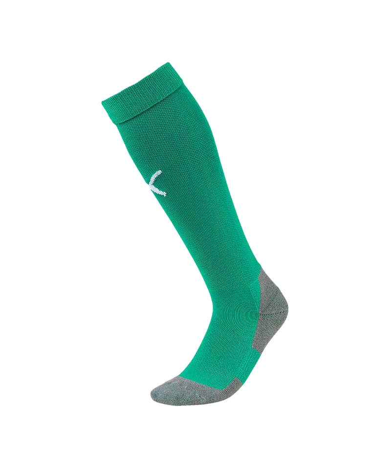 PUMA LIGA Socks Core Stutzenstrumpf Grün Weiss F05