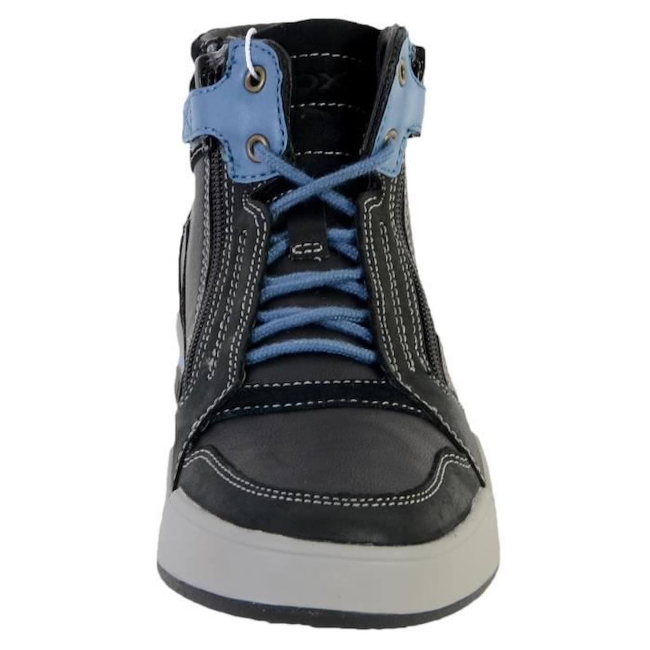 Basket Montante Geox Enfant/Garçons J Perth B.D YNT+WAX.LEA noir