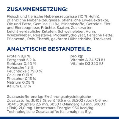 Hill’s Prescription Diet Oncology mit Huhn