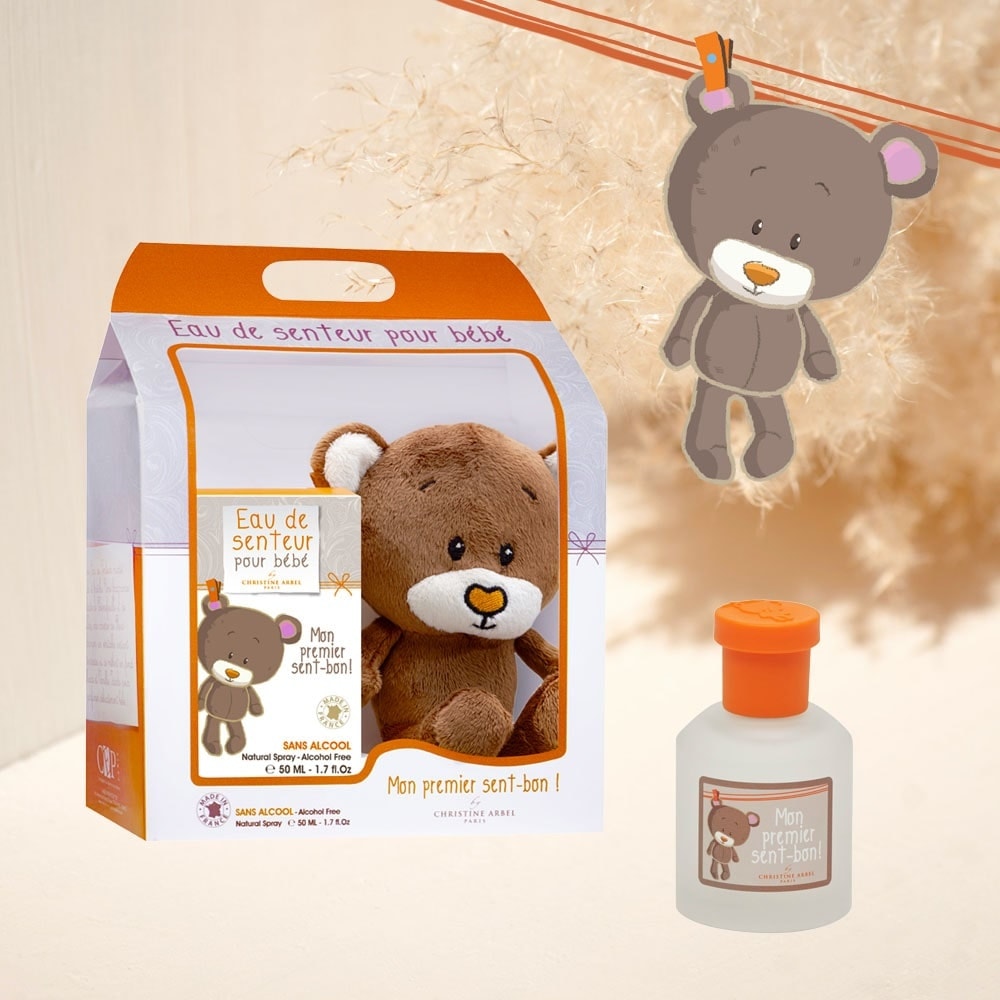 christine arbel Mon Premier Sent-Bon Coffret + 1 peluche Eau de senteur