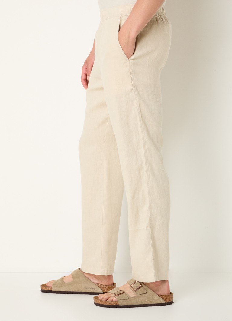 SAMSŘE SAMSŘE Pantaloni drepți din in Sajabari