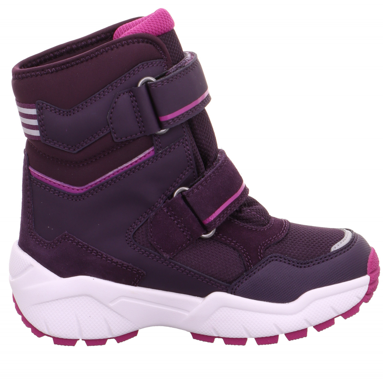CULUSUK 2.0 - Lila/Pink Boots mit Klettverschluss