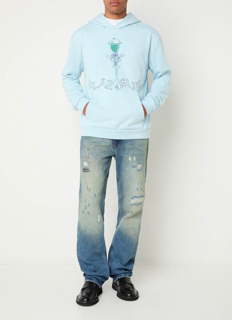 FLÂNEUR Lantern hoodie with logo print