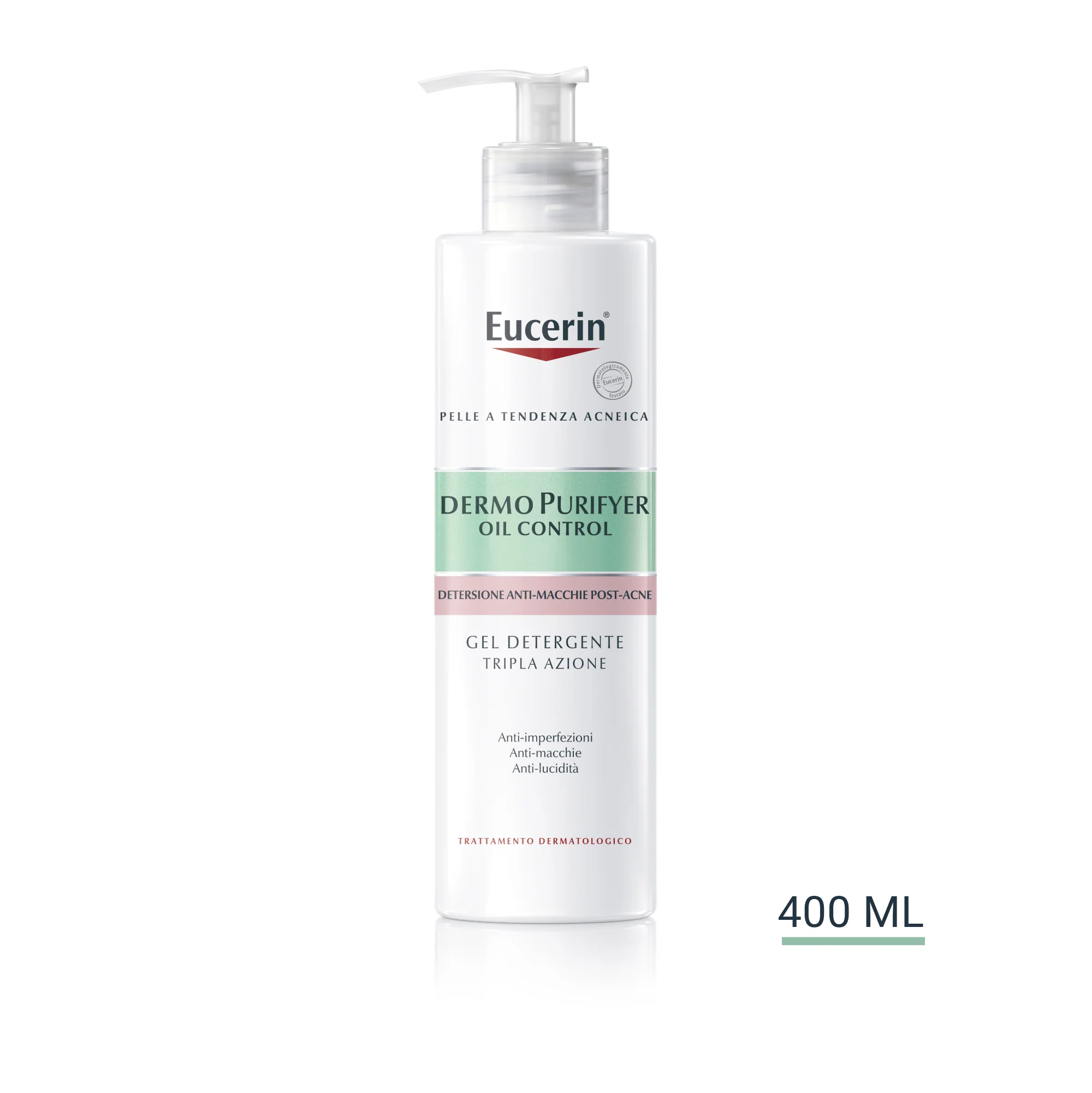 „DermoPurifyer Oil Control“ trigubo poveikio valomasis gelis – veido valomasis gelis