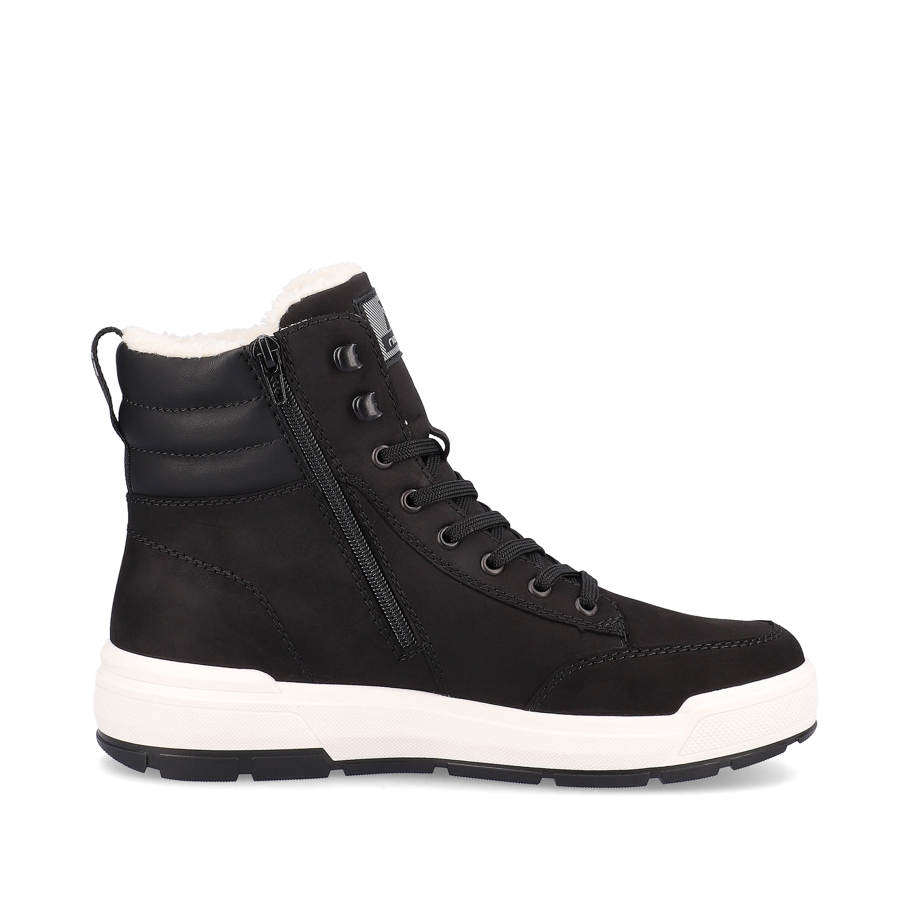 Rieker Herren Sneaker High steel black