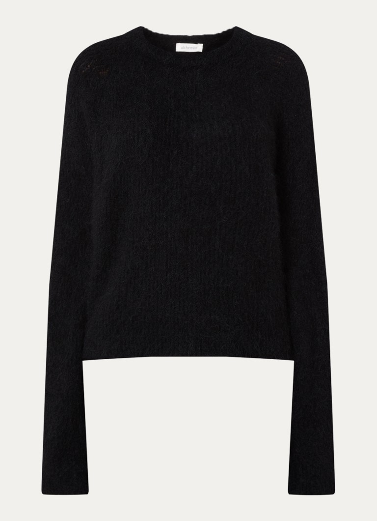 Pulover Alchemist Sesame din amestec de alpaca fin tricotat