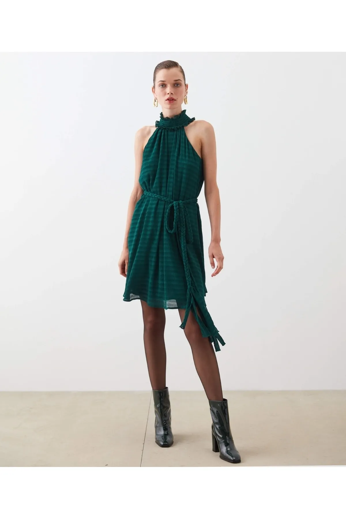 İpekyol  Kleid mit Seilgürtel