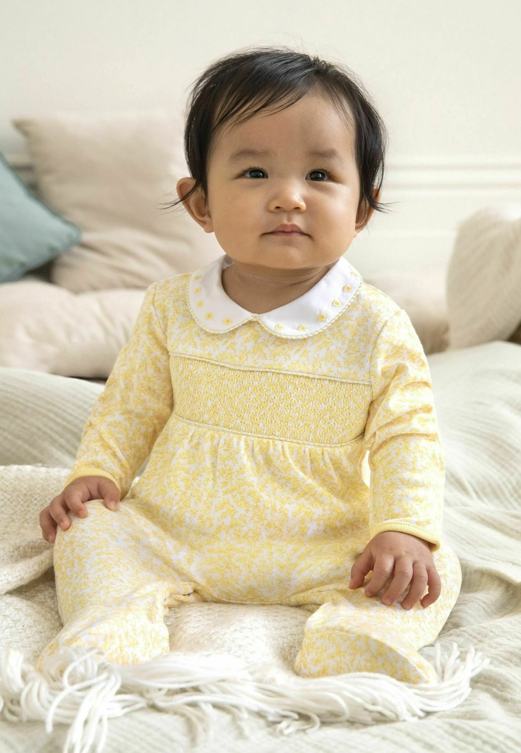 JoJo Maman Bébé DITSY SMOCKED STANDARD - Mono