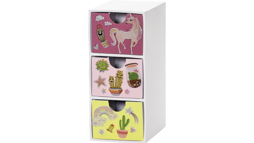folia Glitzer-Sticker Exotic 10 x 23cm
