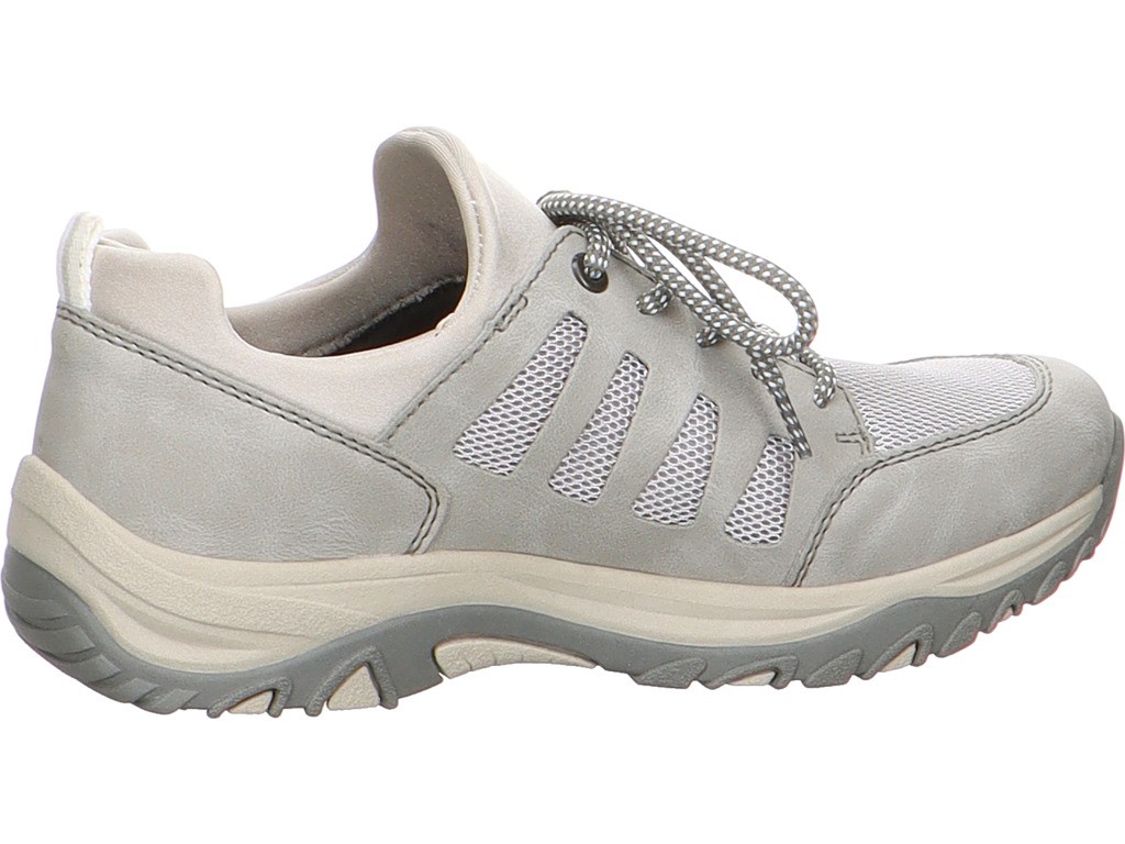 RIEKER Sportliche Slipper grau