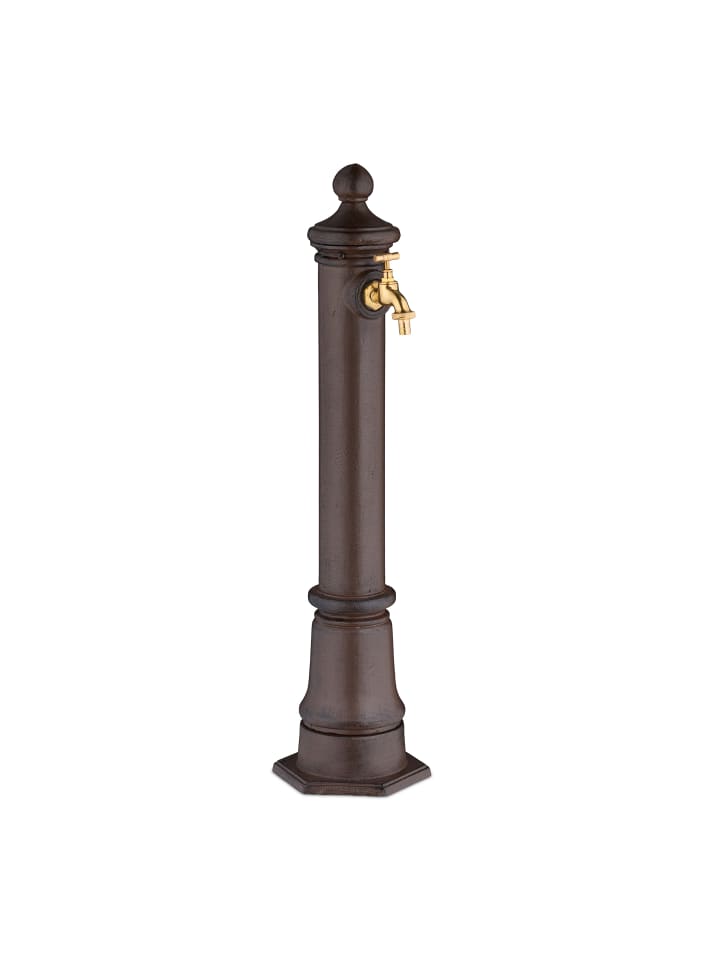 relaxdays Standbrunnen in Braun - (B)18 x (H)80 x (T)20,5 cm günstig kaufen onesize