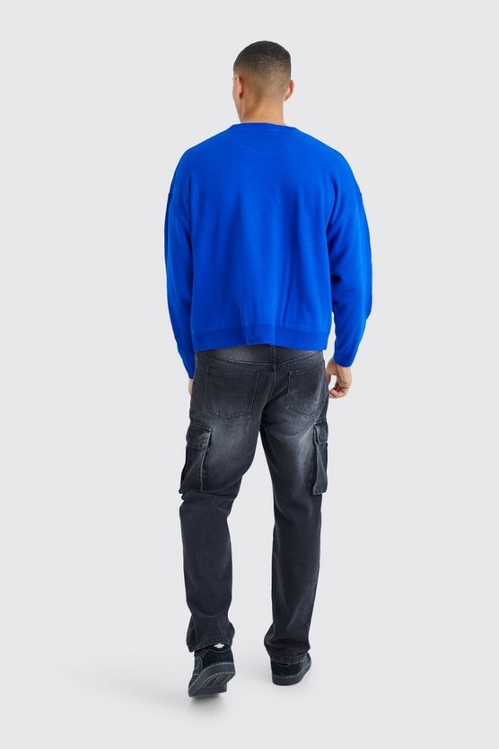Kastiger Oversize Strickpullover
