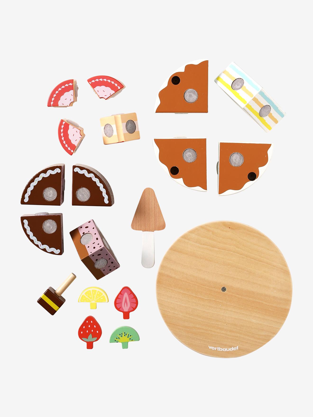 Vertbaudet Kinder Obsttorte aus Holz FSC - weiß