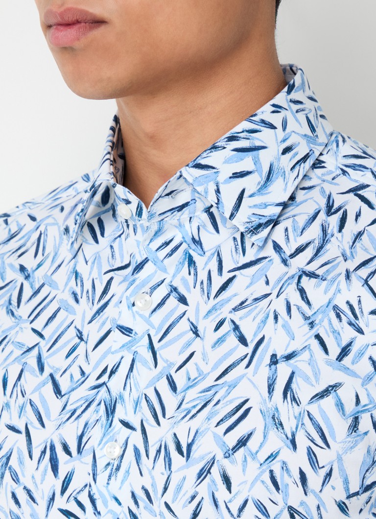 Cămașă HUGO BOSS Hank cu imprimeu slim fit