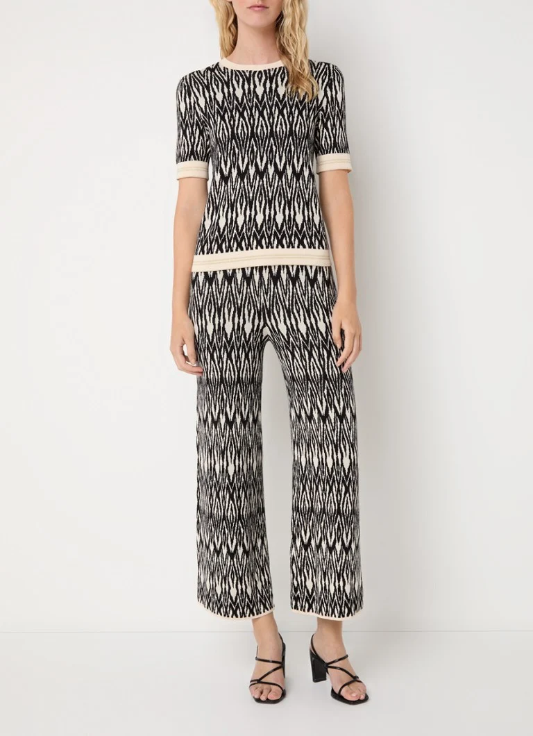 Λεπτό πλεκτό τοπ με τύπωμα Gerry Weber