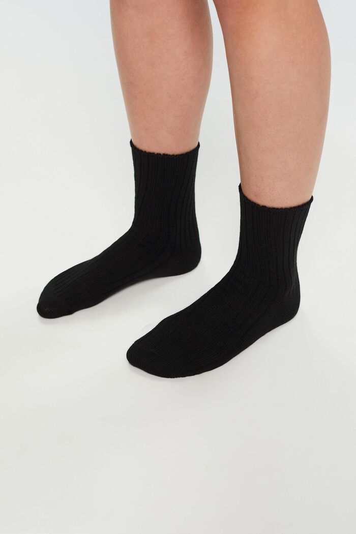2er-Set Rippstricksocken