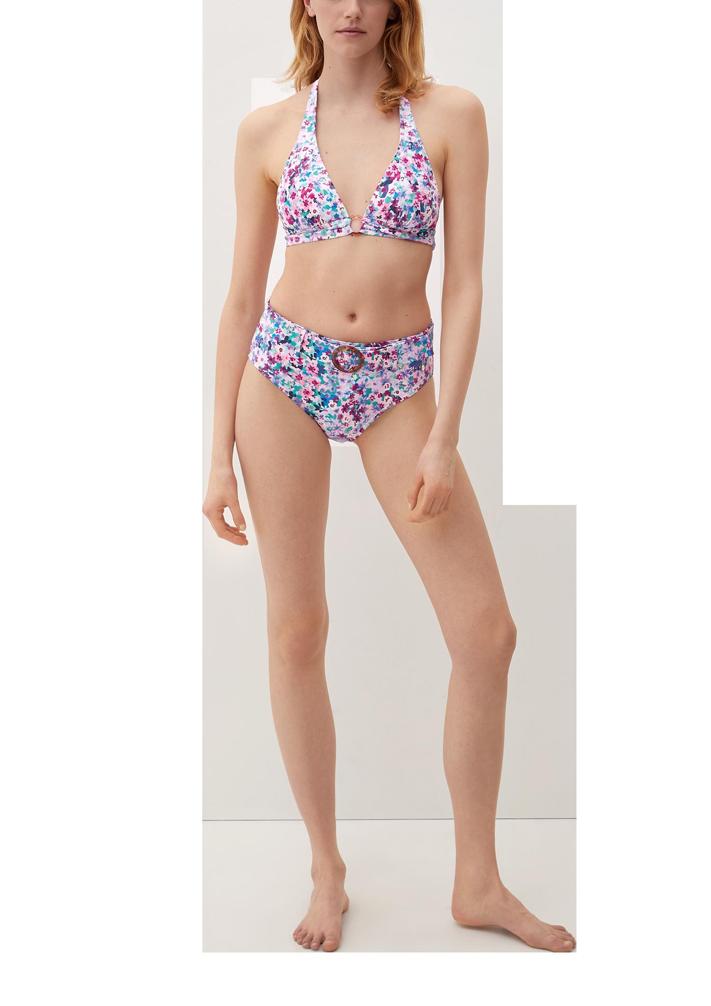 Triangel Bikini-Top mit floralem Muster  EME-6008391-46A1